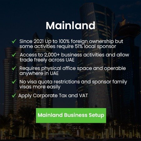 affordable Business Setup in Dubai Mainland​